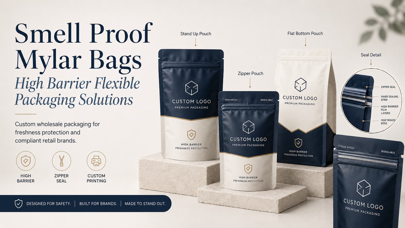 child resistant packaging for retail brands